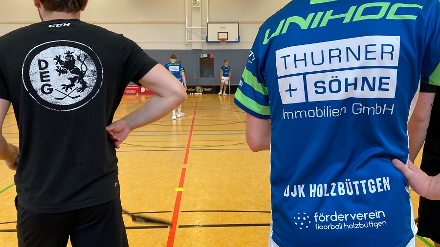 Die DEG zu Gast beim Floorball