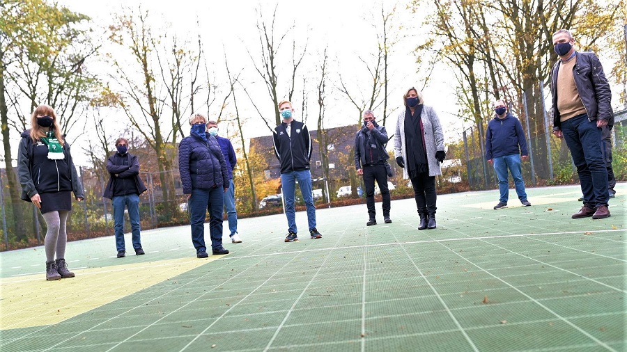 Ortstermin: Neues Floorball Outdoorfeld