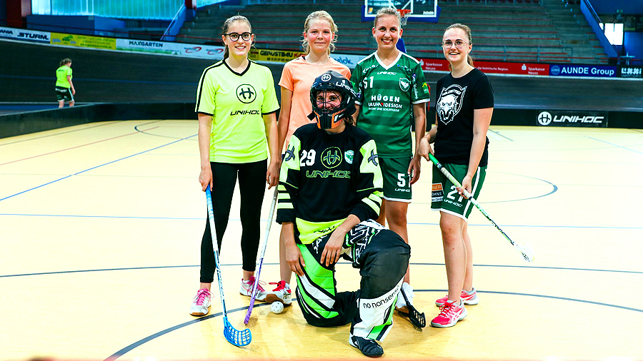 Floorball Damen Training